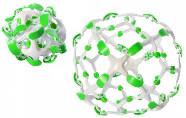 

Мяч-трансформер 3691А необычная детская пластиковая игрушка развивающая для детей, Разные цвета