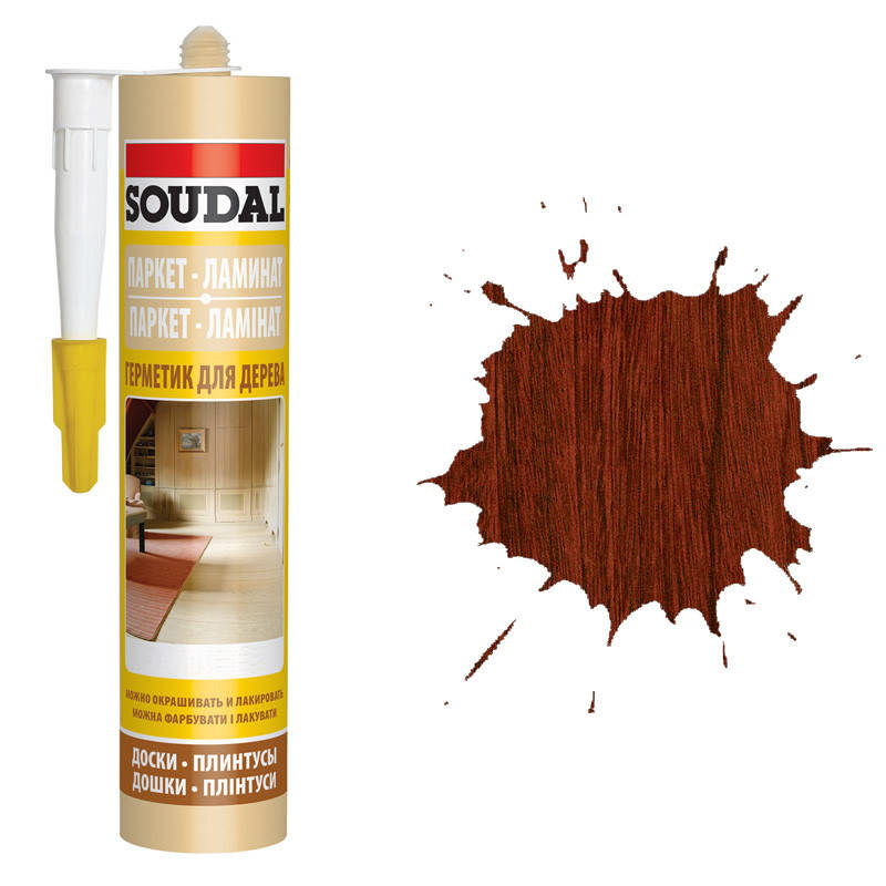 

Герметик для дерева 280мл мербау /merbau/ SOUDAL