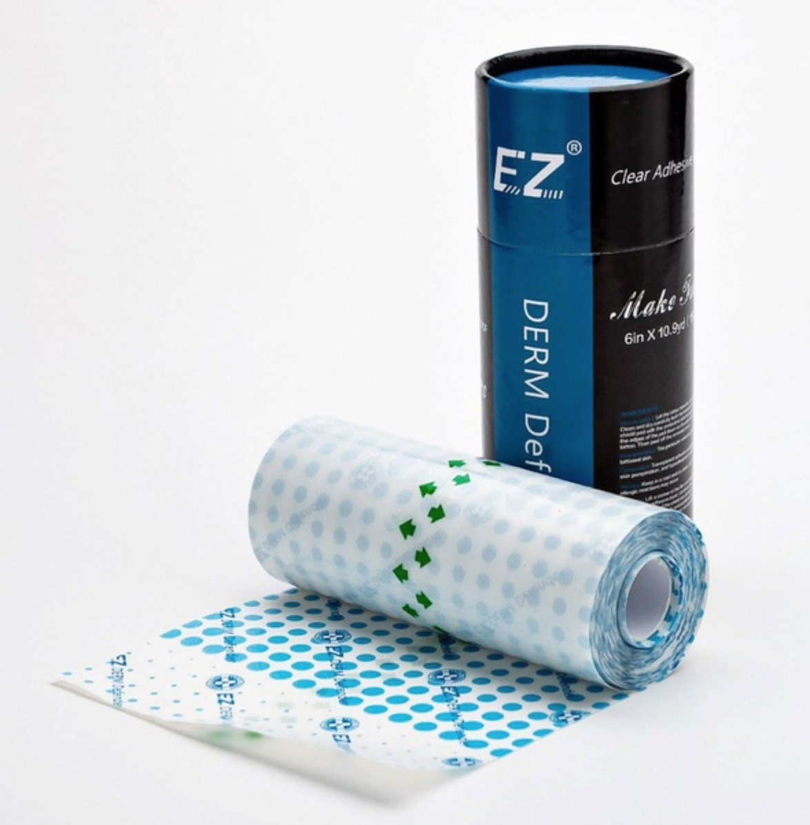 

Заживляющая пленка после тату Derm Defender EZ Упаковка (15см*50 см )