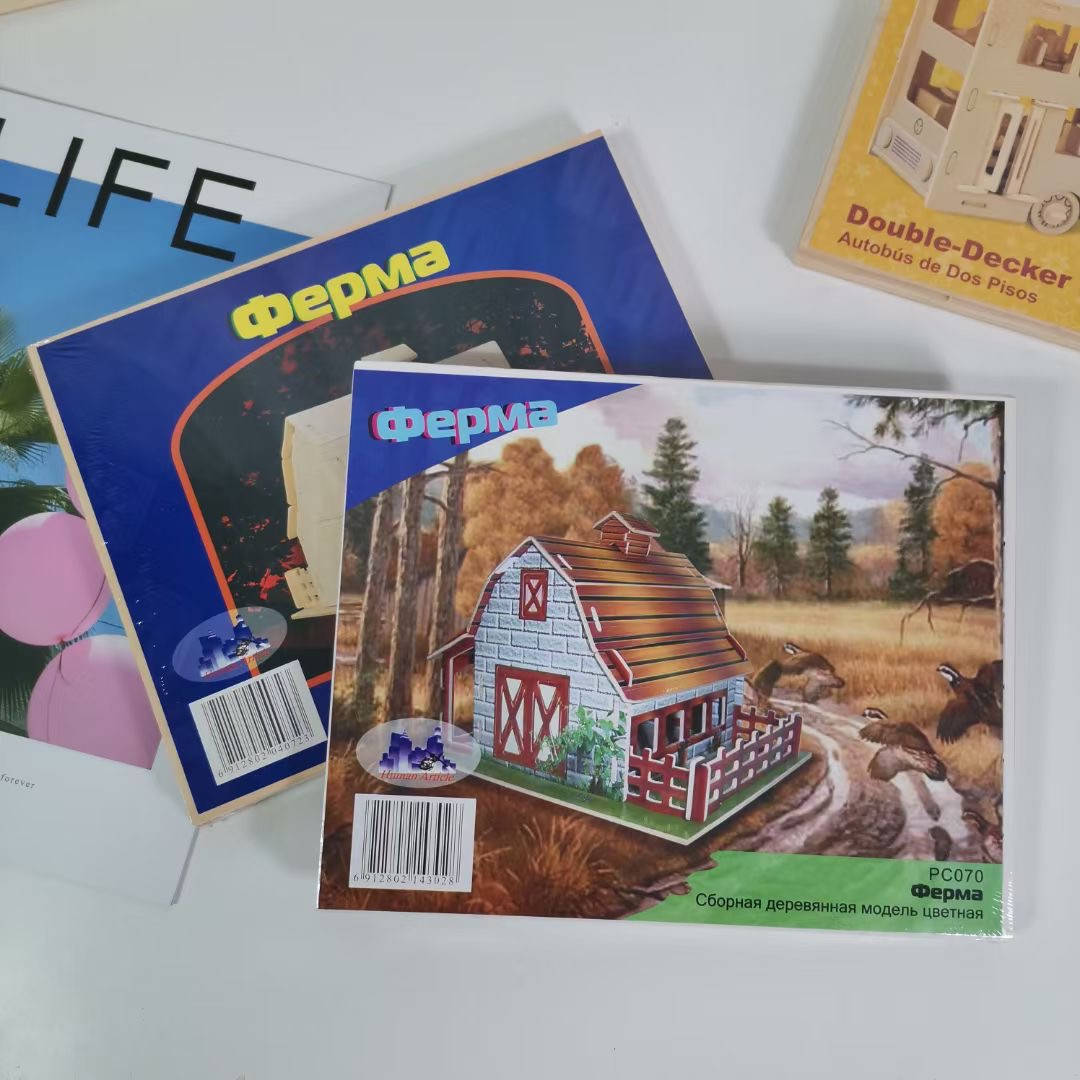 

3D Конструктор из дерева «Цветная Ферма»