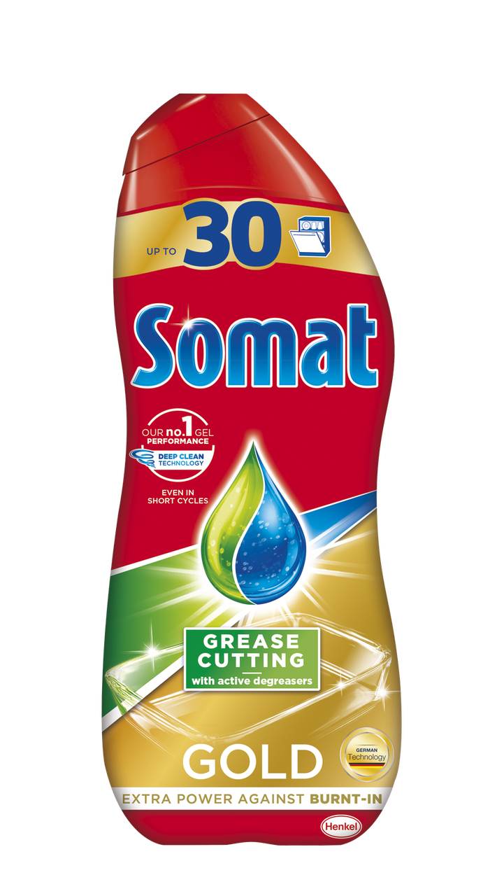 

Гель для мытья посуды Somat Gold 12 Actions, 540 мл