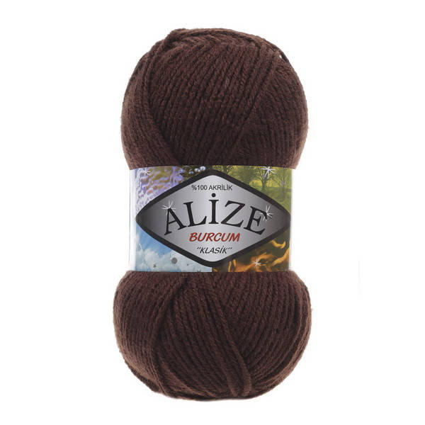 

493 Пряжа Alize Burcum Klasik каштановый