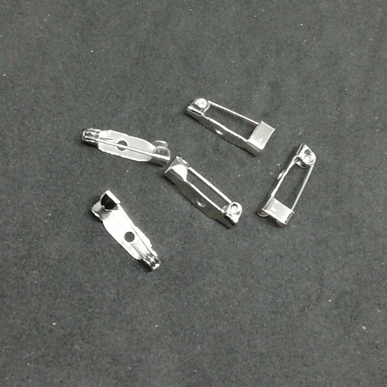 

Булавка основа для броши серебро 20 х 6 х 4 мм 100 штук в уп.