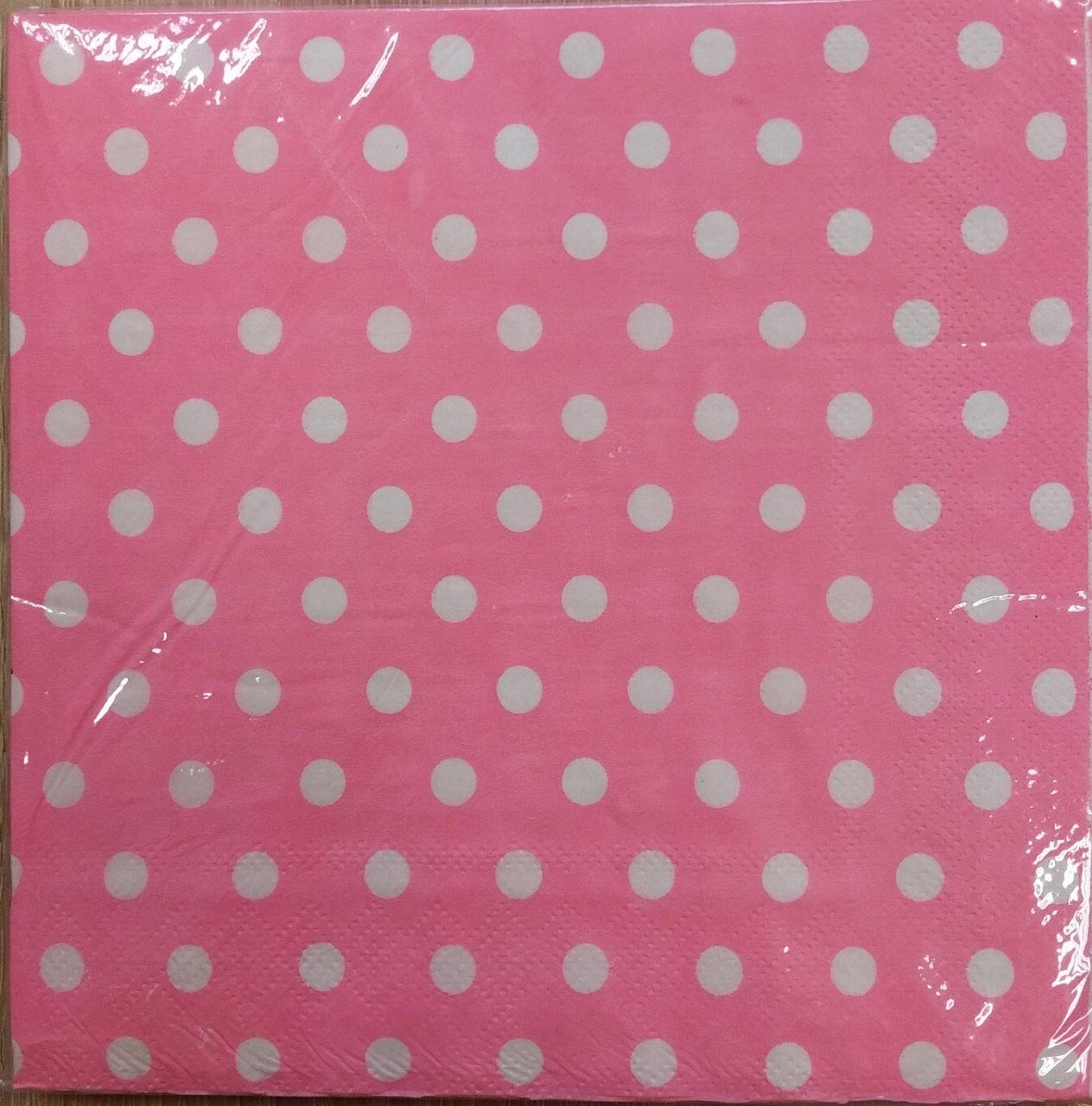 

Салфетки бумажные сервировочные с рисунком 20шт- Горох/горошек Розовый_мелкий, Розовый