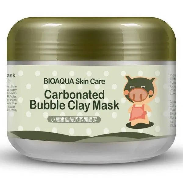 

Кислородная, пузырьковая маска Bioaqua Carbonated Bubble Clay Mask