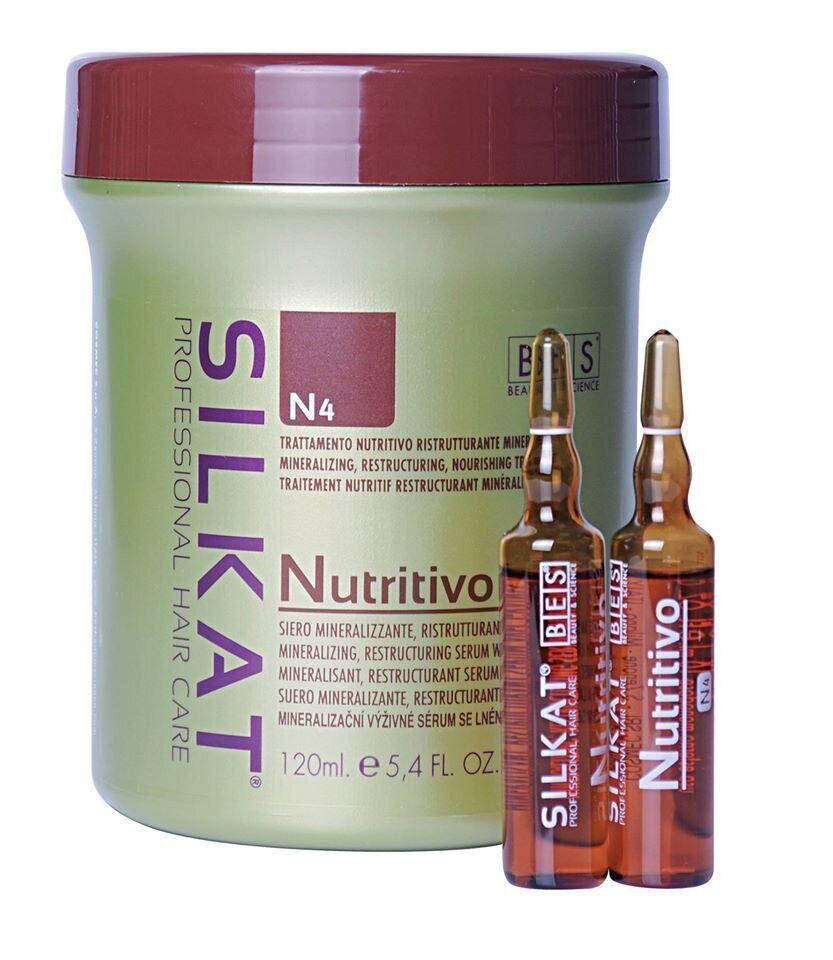 

Восстанавливающая минерализующая сыворотка N4 Silkat Nutritivo BES (Италия) 12*10 мл