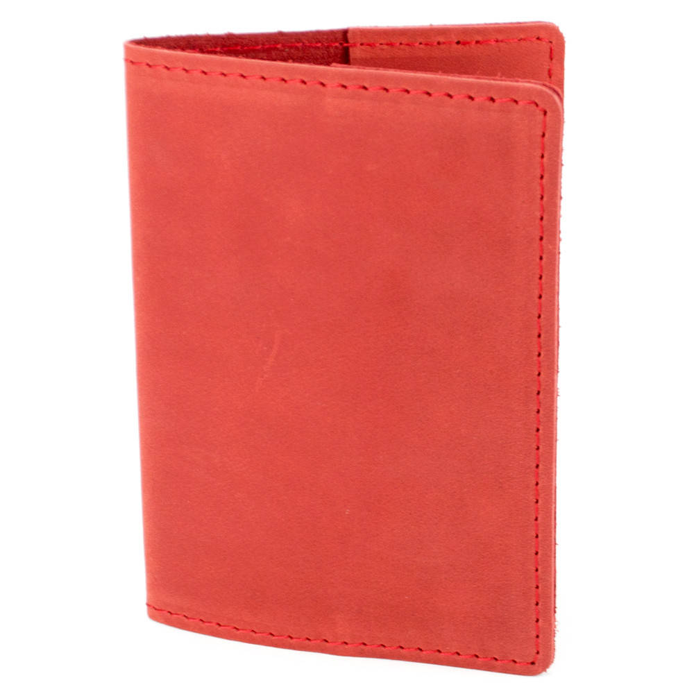 

Обложка на паспорт кожаная HandyCover HC0073 красная, Красный