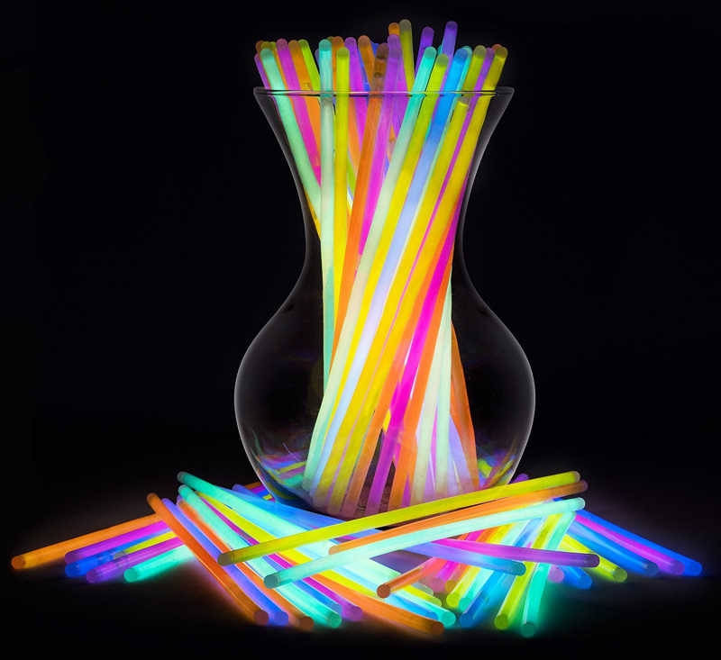 

Светящиеся палочки Glow sticks неоновые браслеты 100 шт 2011-01800