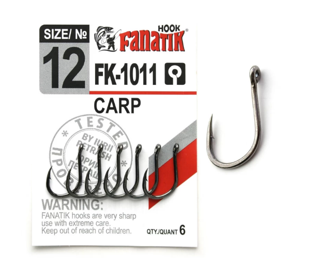 

Гачок Fanatik CARP FK-1011 №12 (6шт)