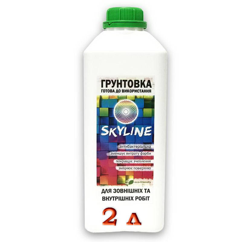 

Грунтовка акриловая SKYLINE глубокого проникновения, готовая к применению, 2 л