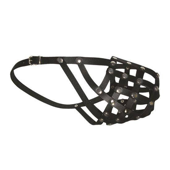 

Намордник для собак кожа ротвейлер, Черный