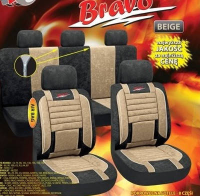 

Авточохли Milex Bravo бежеві