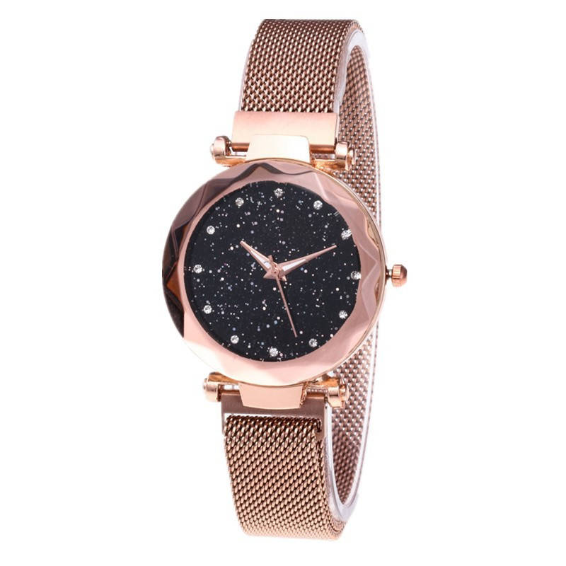

Женские часы звездного неба c магнитным ремешком Starry Sky Watch с камнями сваровски золотой