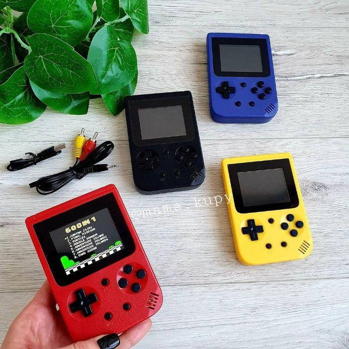

Игровая портативная консоль 500 игр, JP-03 зарядное, в короб.20 * 14см приставка
