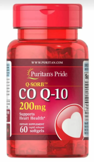 

Коэнзим Q-10, Q-Sorb Co Q-10, Puritan's Pride, 200 мг, 60 гелевых капсул (PTP-00060)