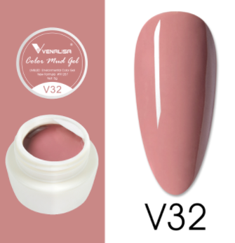 

Гель-краска Venalisa Color Mud Gel, 5г, №32 (темно-пудровый)