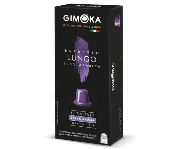 

Кофе в капсулах Gimoka Nespresso lungo 6 (10 шт.) 100% Арабика, Италия