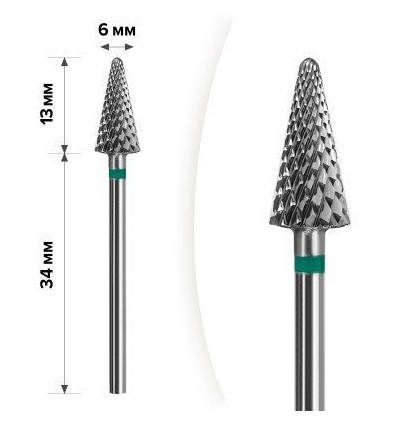 

Твердосплавная фреза mART (M-107) - Конус Green 6*13