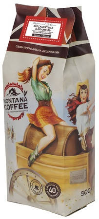 

Кофе в зёрнах Montana Coffee Карамель 500 г