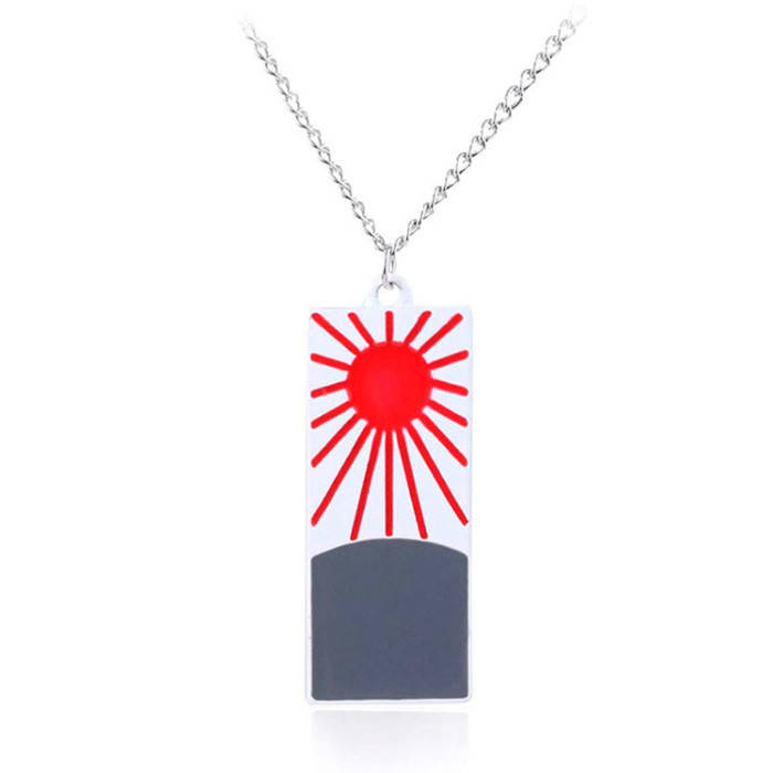 

Кулон Танджиро Клинок Рассекающий Демонов Demon Slayer Kamado Tanjirou Necklace (8096)