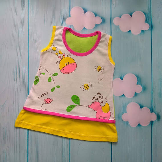 

Сарафан для дівчинки 6-9 місяців бавовняний, Разные цвета