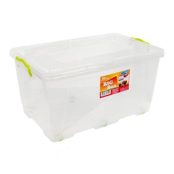 

Контейнер пищ.50л Д58смхШ37смхВ27см на колесиках (5шт/уп) BigBox AL-PLASTIK