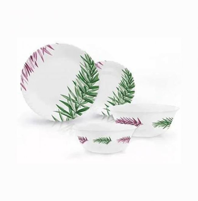 

Сервиз столовый Fest Spring Leave 19 предметов Luminarc Q0388, Белый