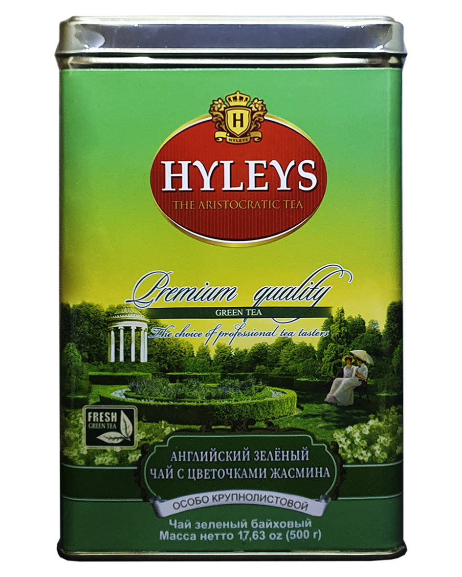 

Чай зеленый Hyleys Зеленый с жасмином 500 г ж/б (54748)