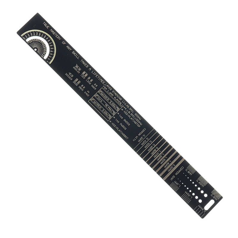 

PCB Ruler линейка шаблон для электронщика радиолюбителя 25см