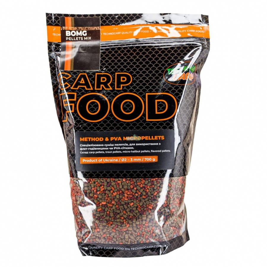 

Пеллетс Technocarp Method/PVA Micropellets BOMG Mix 700г