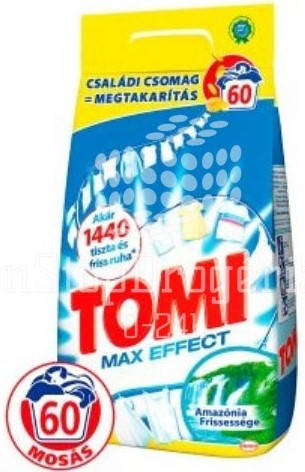 

Стиральный порошок Tomi MAX EFFECT 4.2 кг, 60 стирок ВЕНГРИЯ. ОРИГИНАЛ! 9000100970648