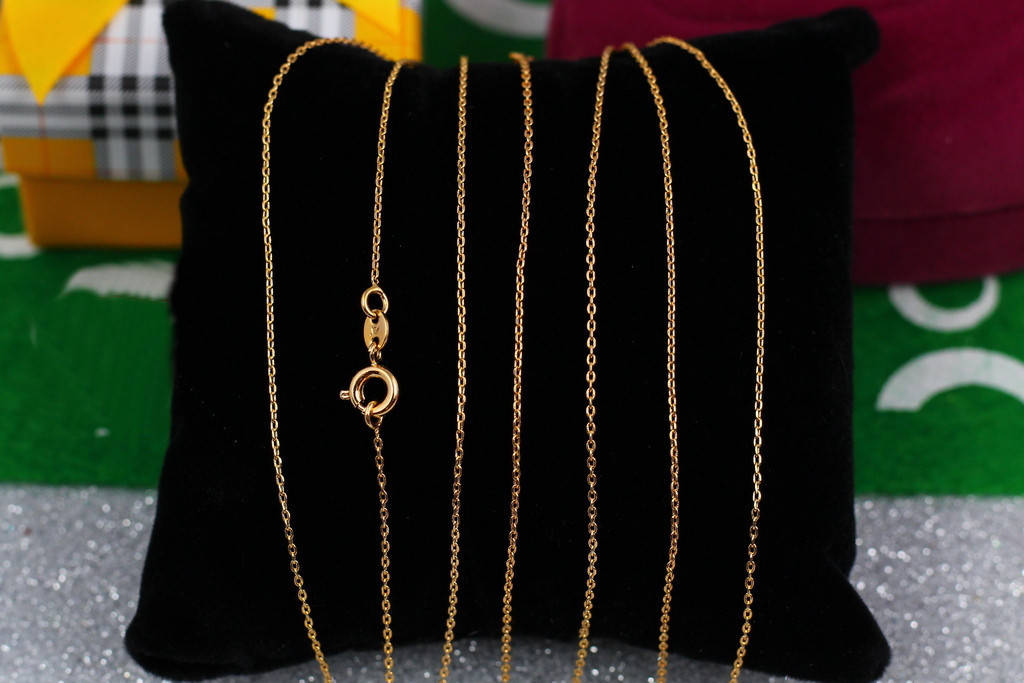 

Цепь Xuping Jewelry якорная 45 см 1 мм золотистая