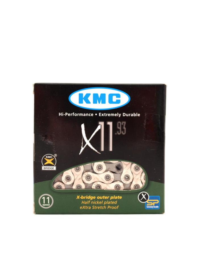 

Цепь KMC X11, 118L (SIL-BLK, серебристый-серый)