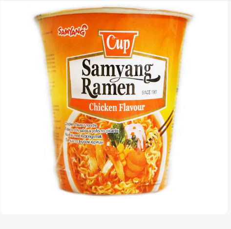 

Лапша рамен быстрого приготовления со вкусом курицы Samyang Ramen ТМ «SAMYANG» 65Г