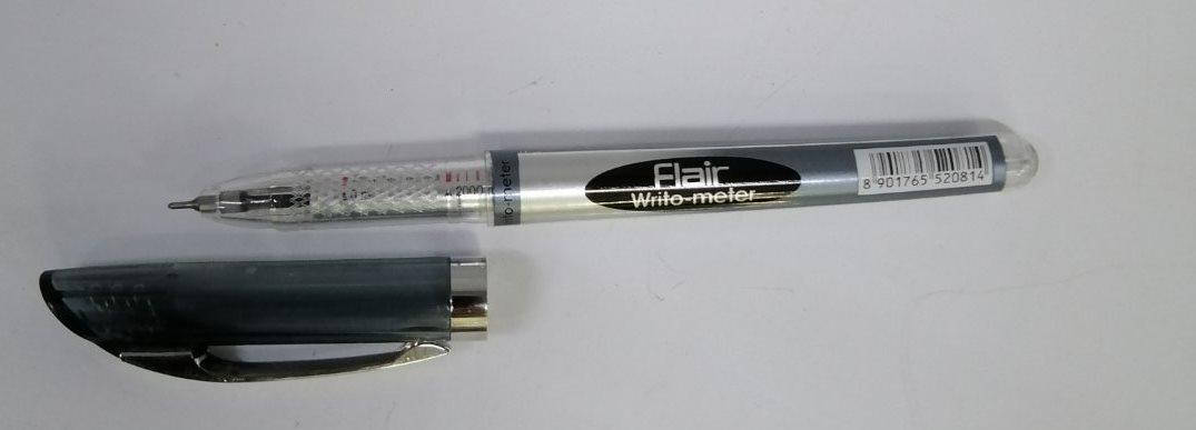 

Ручка шариковая 10 км черная флаер Flair Writometer