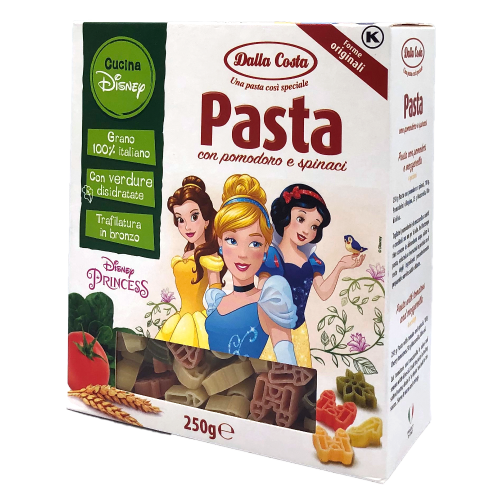 

Макароны DALLA COSTA Disney Princess 250г, 15шт/ящ