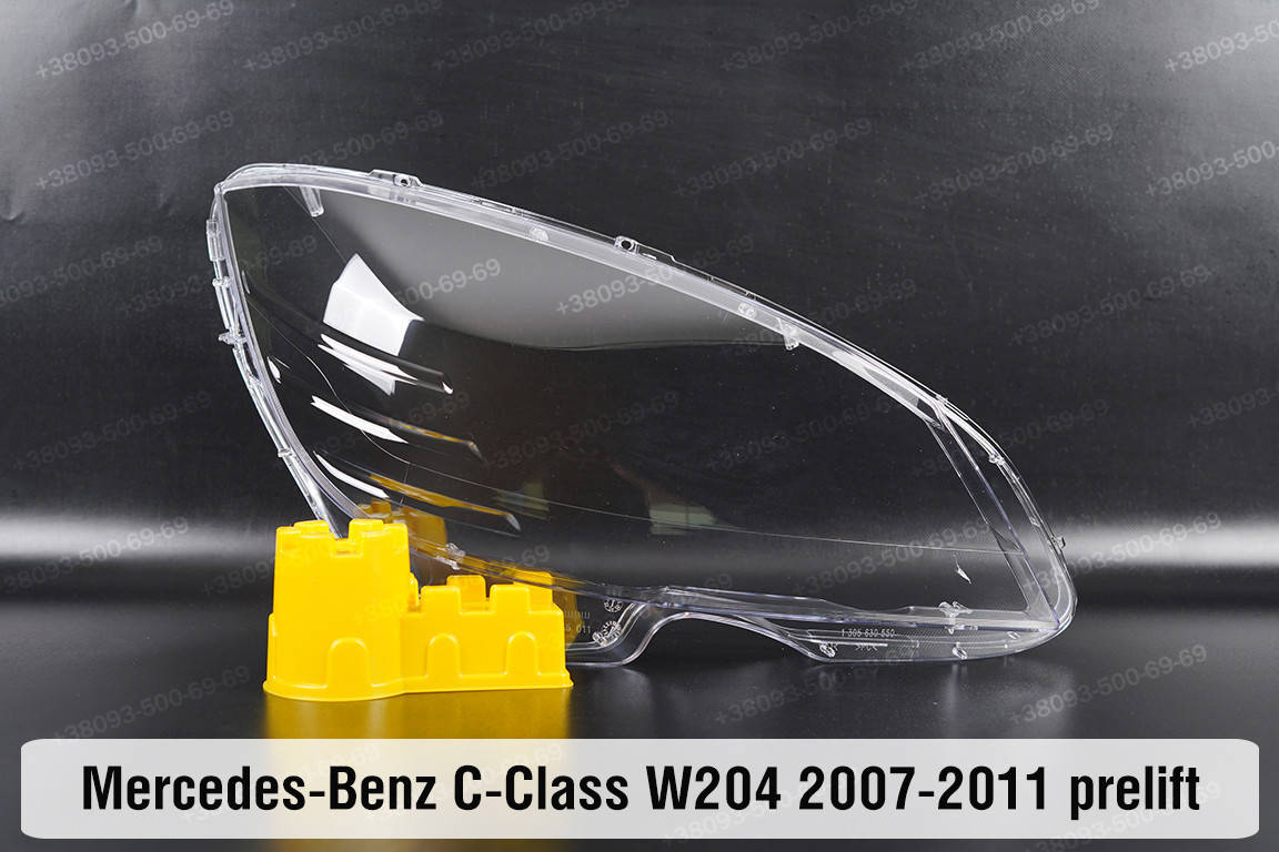 

Стекло фары Mercedes-Benz C-Class W204 (2007-2011) дорестайлинг правое