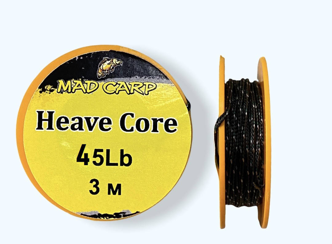 

Лидкор Mad Carp Heave Core 3 м 45lb, Хаки