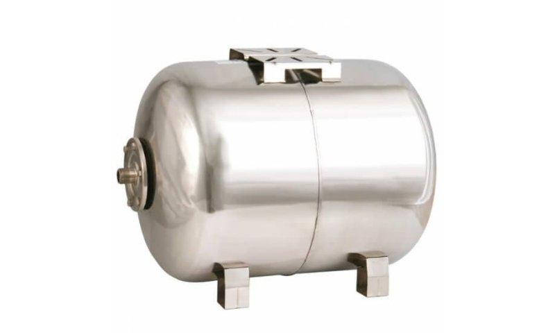 

Гидроаккумулятор Euroaqua ёмкость 24 литра , горизонтальный , из нержавеющей стали