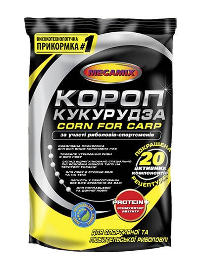 

Прикормка "Мегамикс" Карп "Кукуруза" 900 г Megamix Corn For Carp