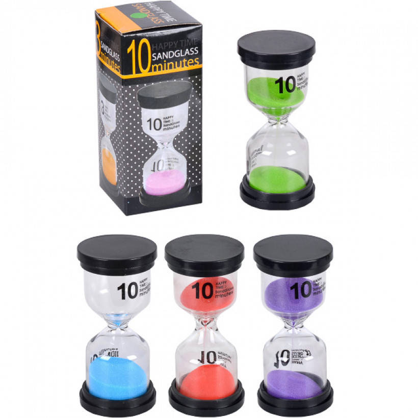 

Песочные часы на 10 мин. стекло 4.5*9.5см X2-02