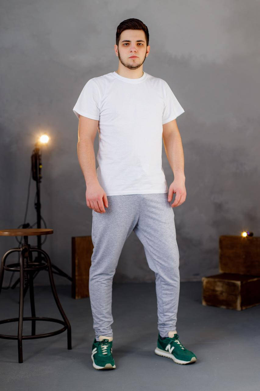 

Мужские спортивные штаны M, Светло-серый