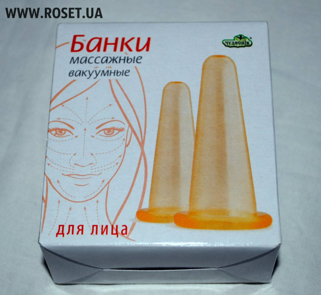 

Массажные вакуумные банки для лица Чудесник 2 шт