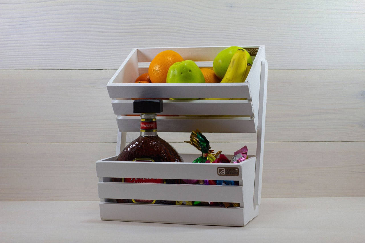 

Ящик декоративный двойной большой для Фруктов