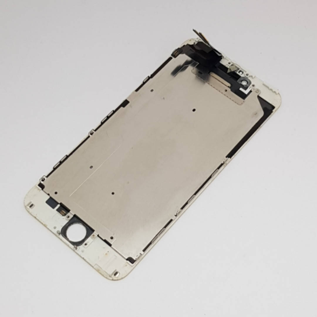 

С дефектом. Дисплей Apple Iphone 6 Plus модуль белый Сервисный оригинал с разборки (не раб. сенсор)