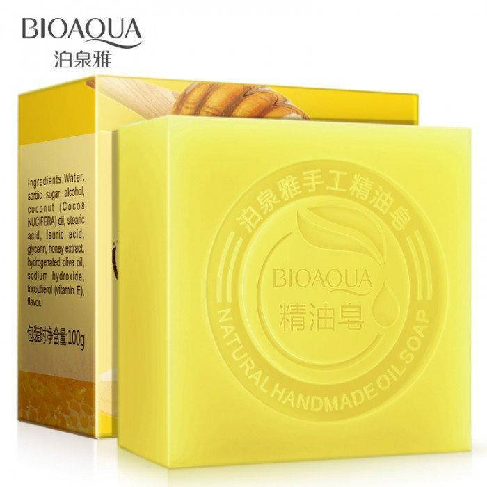 

Натуральное мыло с мёдом Bioaqua Honey Handmade Natural Oil Soap, 100г