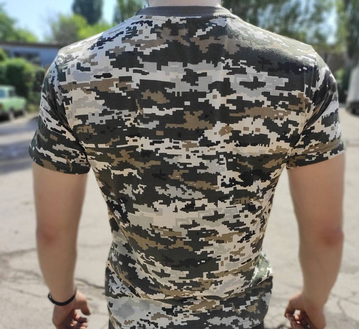 

Футболка тактична Пиксель, для военных ВСУ, Койот