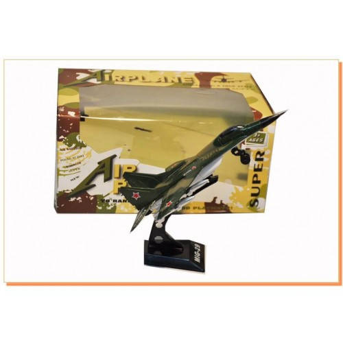 

Коллекционный самолет на подставке MiG-29 металлический 6588A