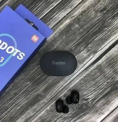 

AirDots pro 3 наушники xiaomi redmi наушники беспроводные TWS черные, Черный