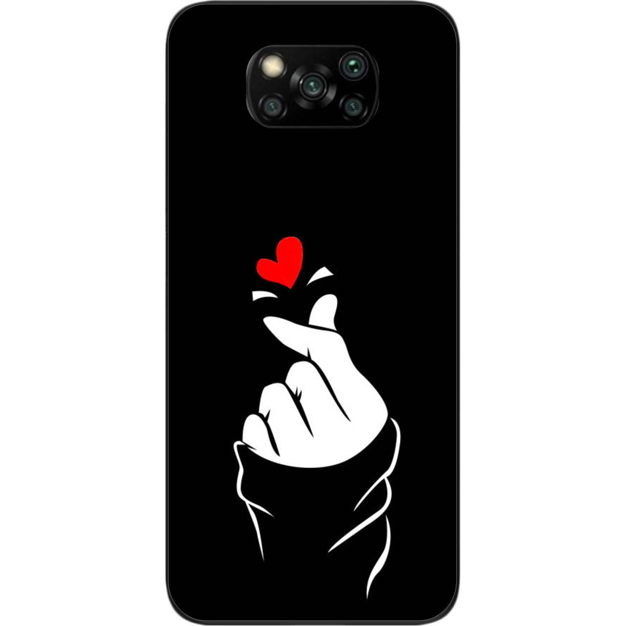 

Силиконовый чехол для Xiaomi Poco X3 с картинкой Рука